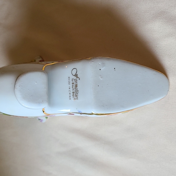 Vtg. Formalities, Baum Brothers Pansy Chintz Collection Victorian Shoe - Picture 4 of 5